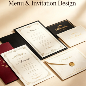 Menu & Invitation Design